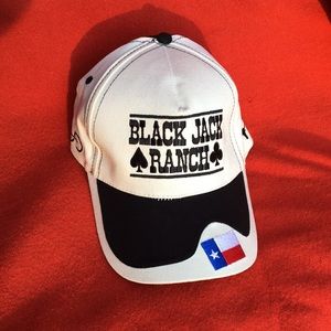 Black Jack Ranch adjustable hat 6 panel cap NWOT
